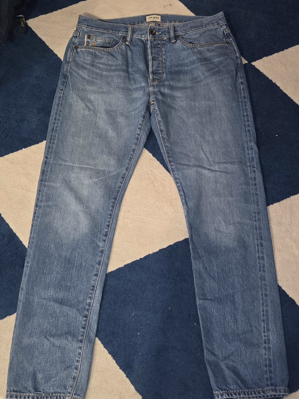 Todd Snyder Light Blue Straight Jeans